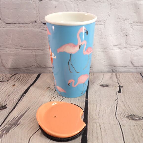 Starbucks Dot Collection Ceramic Florida Mug With Pink Flamingo Design - Picture 4 of 6